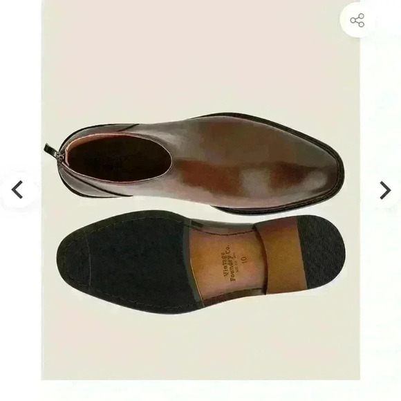 Vintage Foundry  | Men’s Edward brown chelsea boots size 8/41 brand new in box - Picture 2 of 9